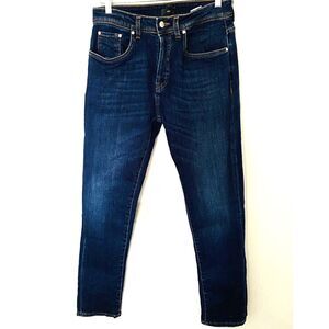 Liu Jo Brian Regular Mens Button Fly Dark Wash Jeans Made in Italy No Sz Tag